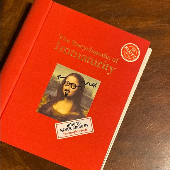 Klutz Red Encyclopedia of Immaturity Coffee Table Book - Picture 1 of 7